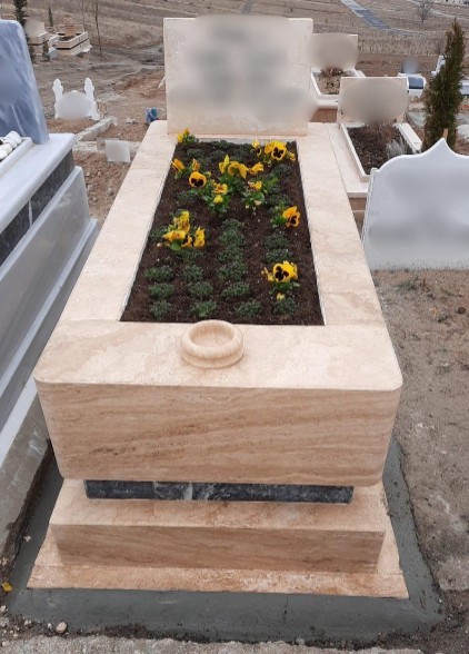 Lera Mermer Granit blok mezar modeli 10