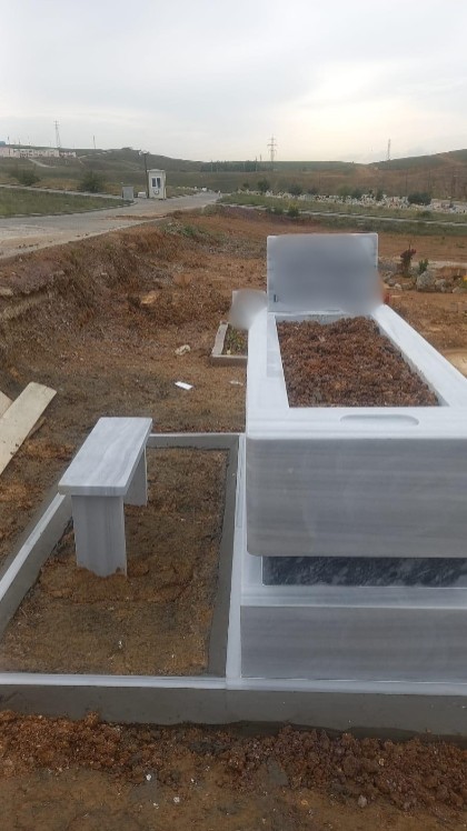 Lera Mermer Granit blok mezar modeli 19