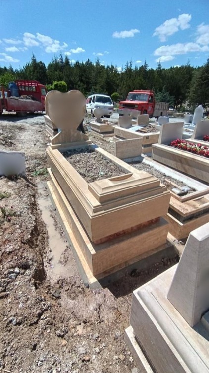 Lera Mermer Granit blok mezar modeli 21