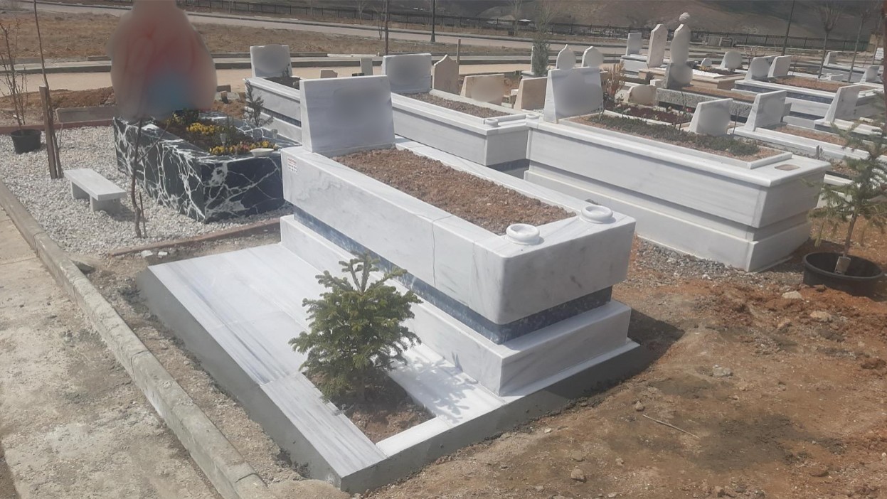 Lera Mermer Granit blok mezar modeli 28