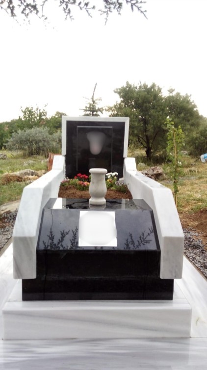 Lera Mermer Granit blok mezar modeli 6